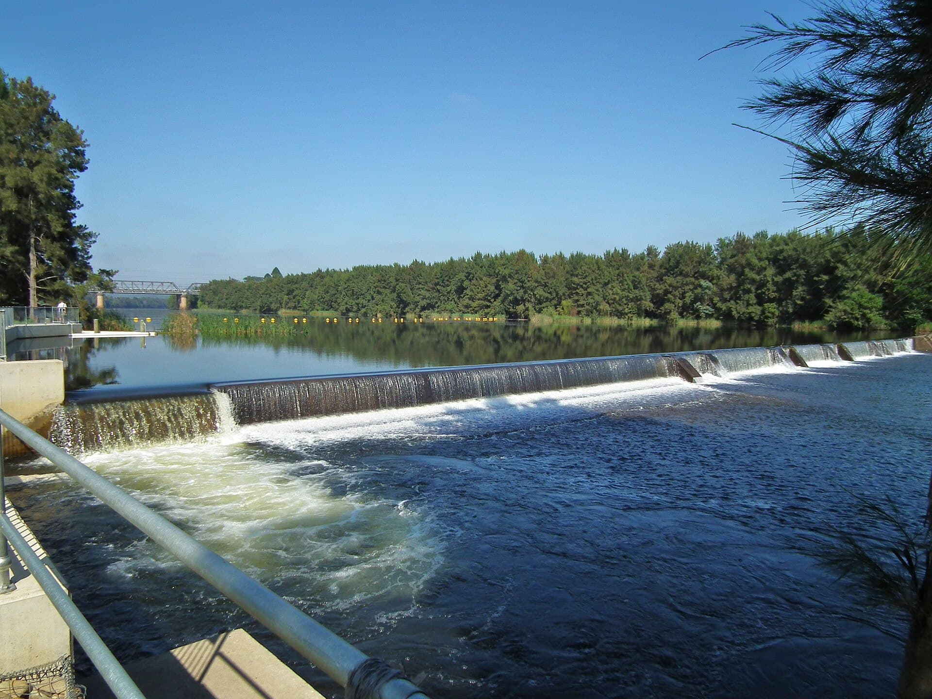 Penrith Weir on the Nepean River