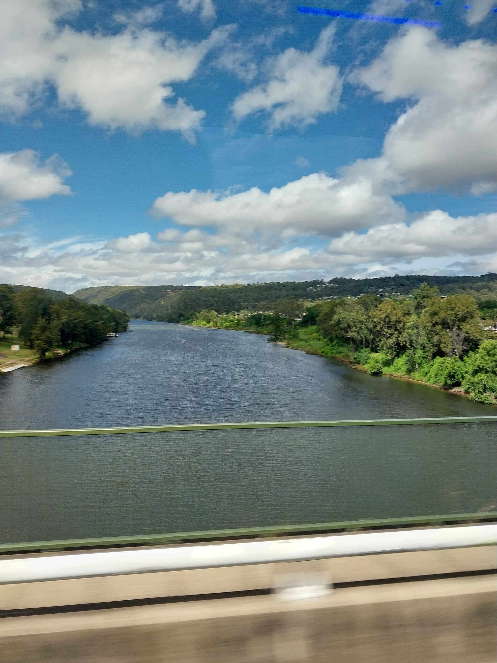 The Nepean River, caught on 9 January 2025 during a trip to the Blue Mountains west of Sydney, New South Wales, Australia.